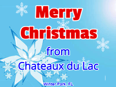 Merry Christmas from Chateaux du Lac